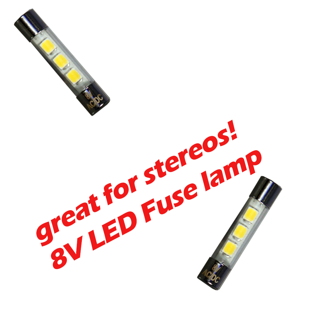 Fuse LED Lamp great for incandescent T2 fuse lamp replacement